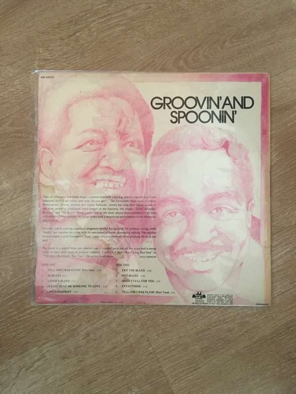 Groovin' and Spoonin' - Groove Holmes & Jimmy Witherspoon - Vinyl LP Record  (VG+)
