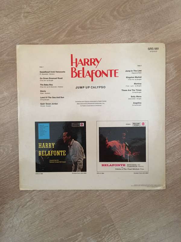 Harry Belafonte - Vinyl LP Record - Opened  - Very-Good+ Quality (VG+)