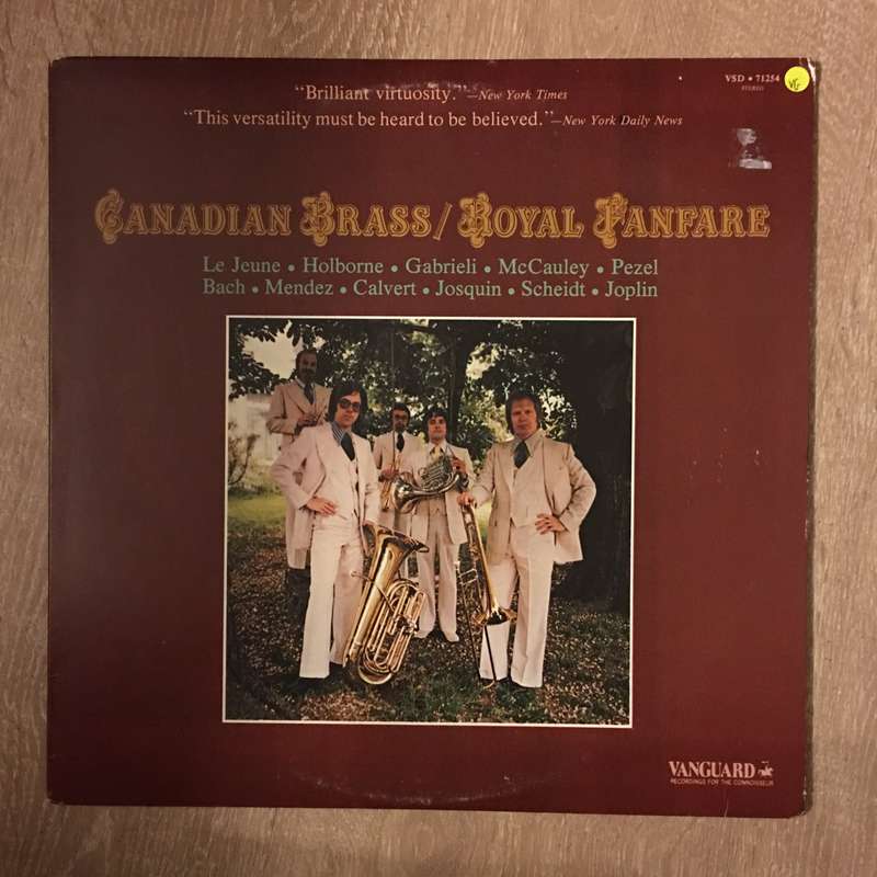 Canadian Brass  Royal Fanfare - Vinyl Record - Opened  - Very-Good Quality (VG)