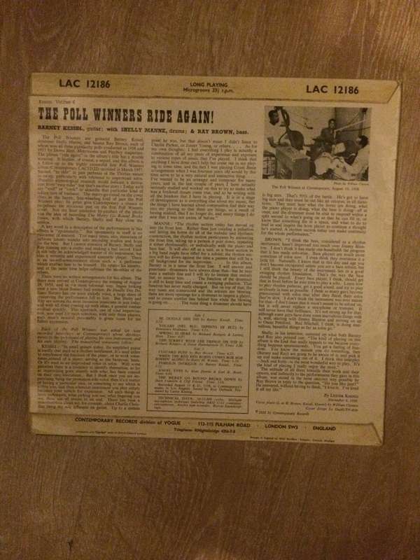The Poll Winners  Ride Again - Vinyl LP Record - Opened  - Very-Good- Quality (VG-)