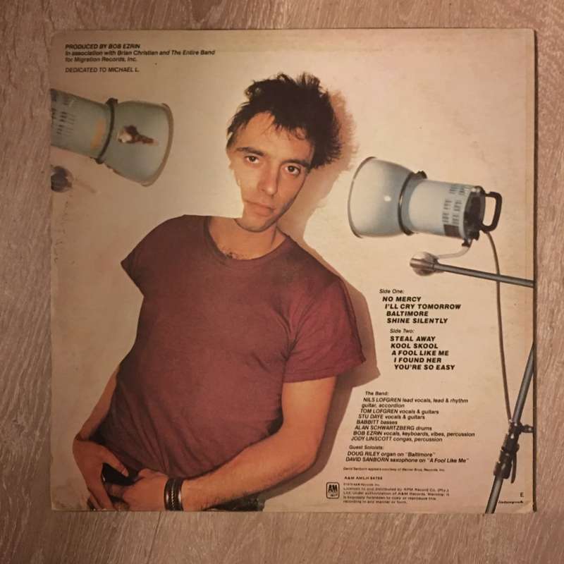 Nils Lofgren - Vinyl LP Record - Opened  - Very-Good- Quality (VG-)