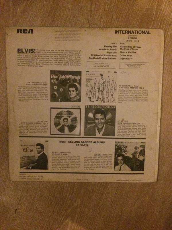 Elvis Sings Flaming Star - Vinyl LP Record - Opened  - Good+ Quality (G+)