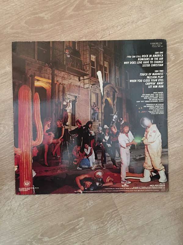 Night Ranger - Vinyl LP Record - Opened  - Very-Good+ Quality (VG+)