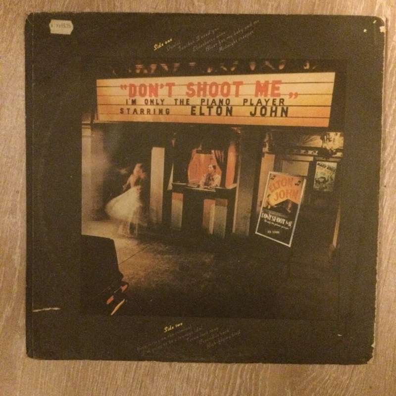 Elton John - Don't Shoot Me - I am Only The Piano Player - Vinyl LP Record - Good+ Quality (G+)