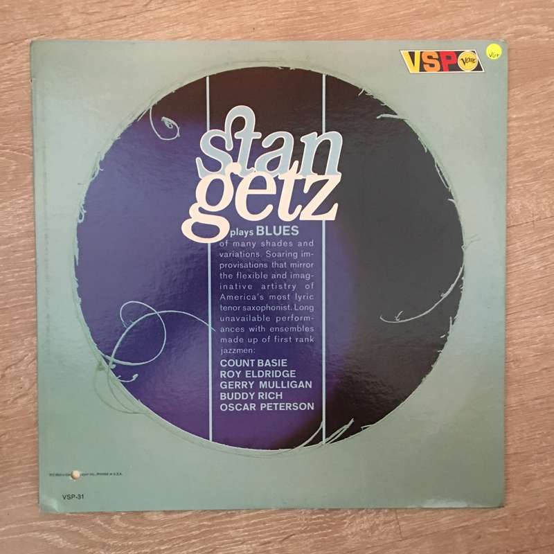 Stan Getz Plays Blues - Vinyl LP Record  (VG+)