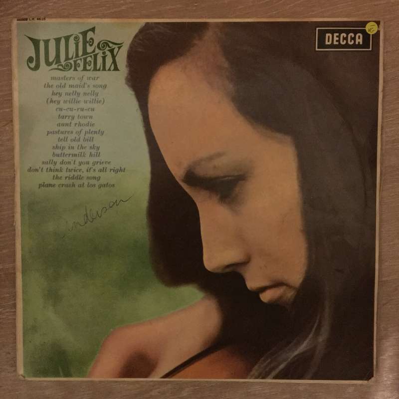 Julie Felix - Vinyl LP Record - Opened  - Very-Good- Quality (VG-)