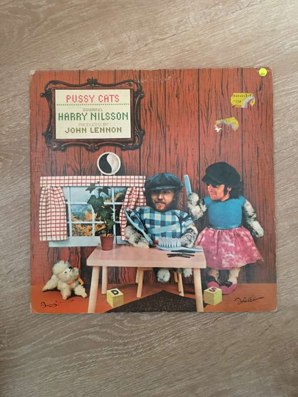 Harry Nilsson Produced By John Lennon  Pussy Cats  - Vinyl LP Record - Opened  - Very-Good+...