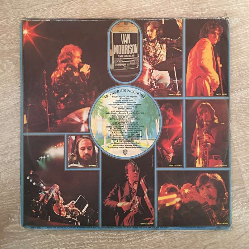 Van Morrison  It's Too Late To Stop Now - Double Vinyl LP Record - Opened  - Very-Good+ Qua...