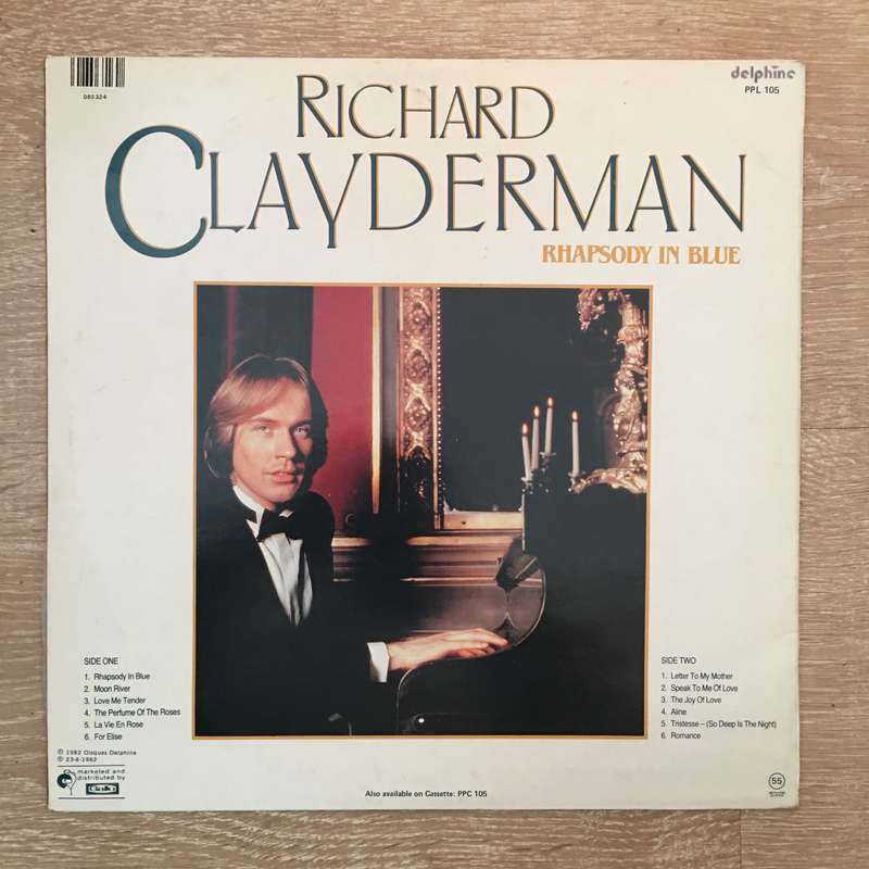 Richard Clayderman - Rhapsody In Blue - Vinyl Record - Very-Good Quality (VG)