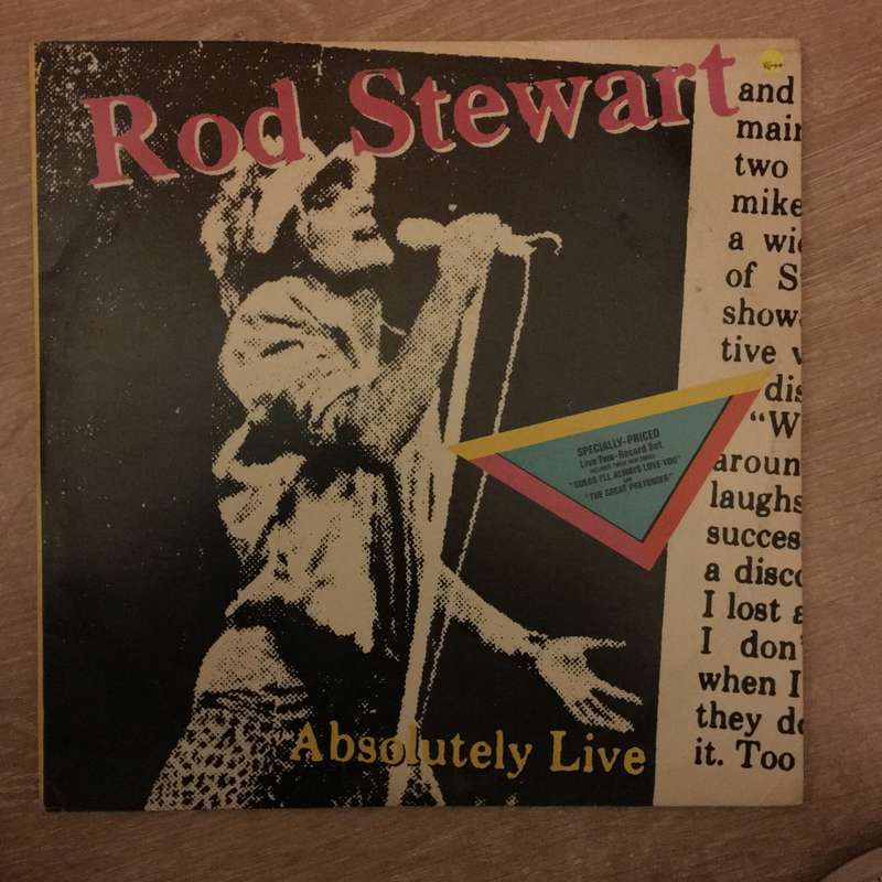 Rod Stewart  Absolutely Live - Vinyl LP Record - Opened  - Very-Good+ Quality (VG+)
