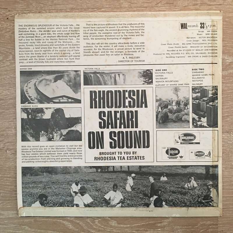 Rhodesia - Safari On Sound - Vinyl LP Record (G+)