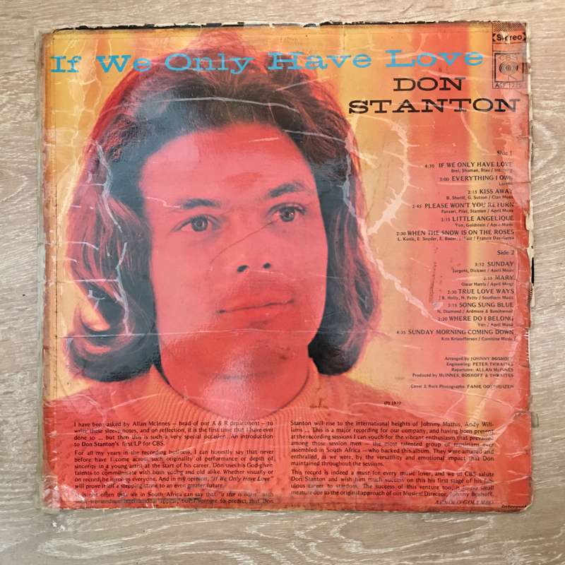 Don Stanton - If We Only Have Love-  Vinyl LP Record - Opened  - Good Quality (G)