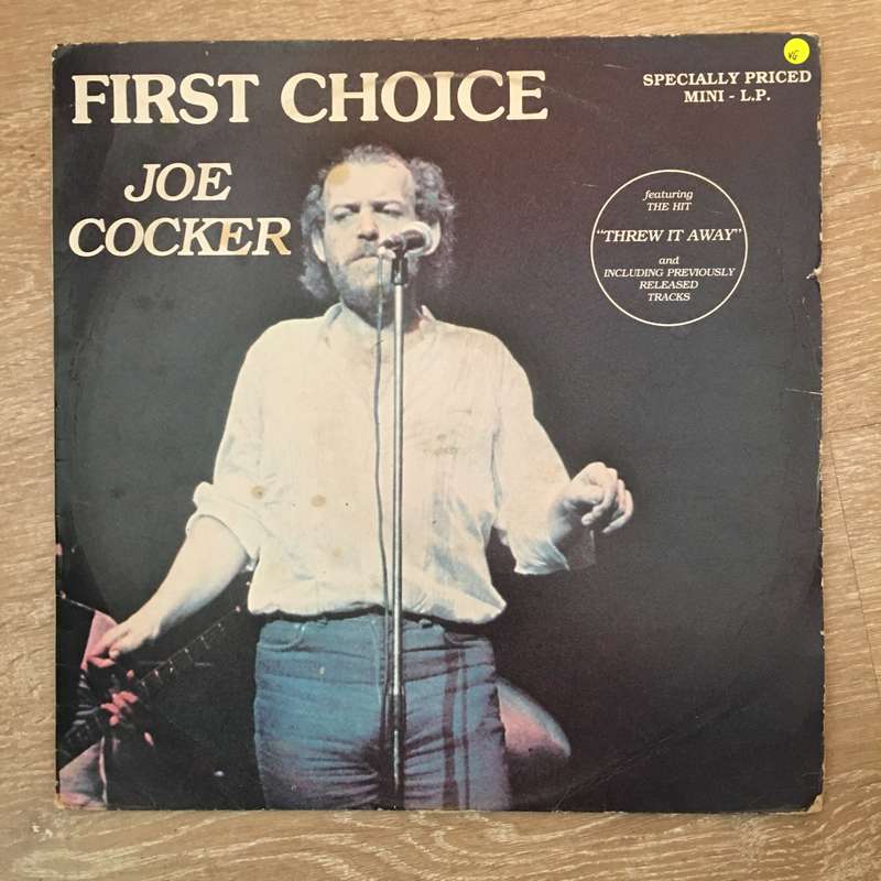 Joe Cocker - First Choice - Vinyl LP Record - Opened  - Very-Good Quality (VG)