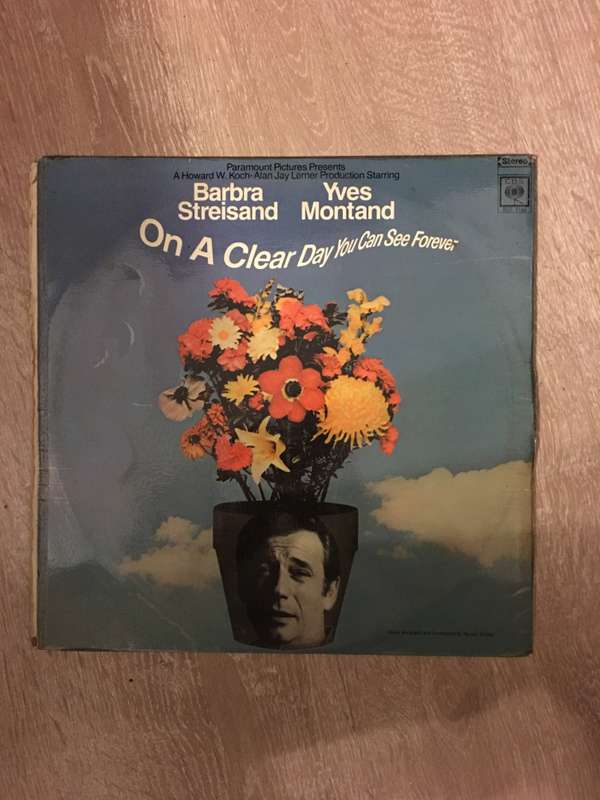 Barbra Streisand, Yves Montand  On A Clear Day You Can See Forever -  Vinyl LP Record - Ope...