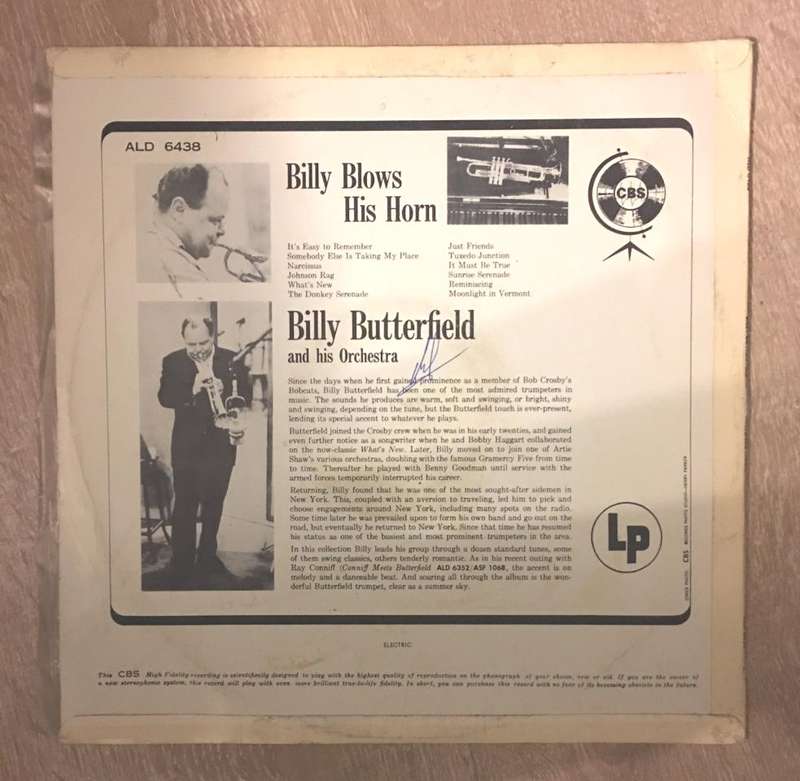 Bill Butterfield Blows His Horn - Vinyl LP - Opened  - Very-Good Quality (VG)
