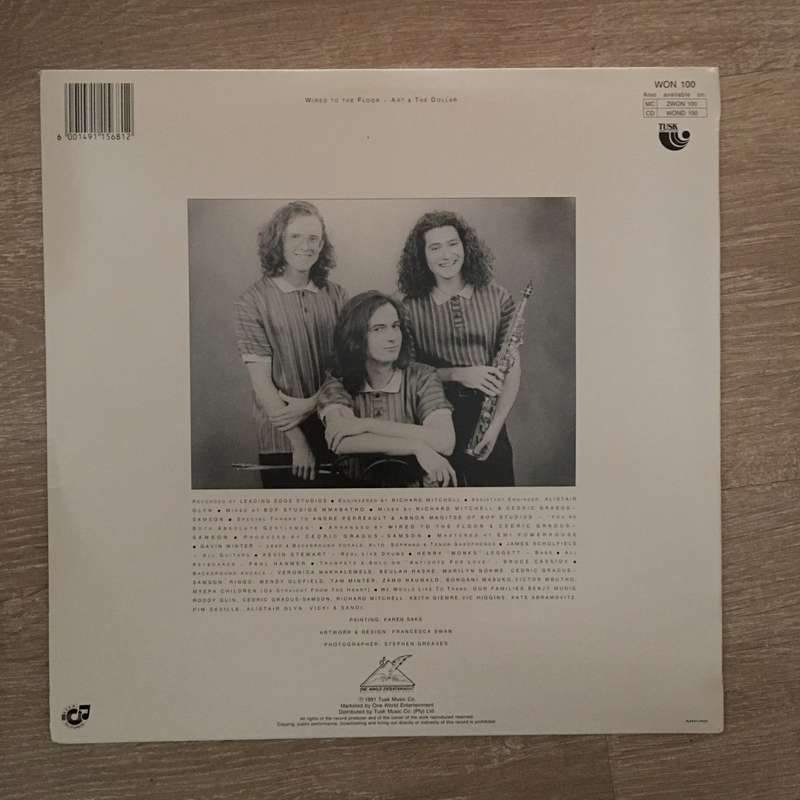 Wired to the Floor - Art and the Dollar - Vinyl LP Record (VG+)