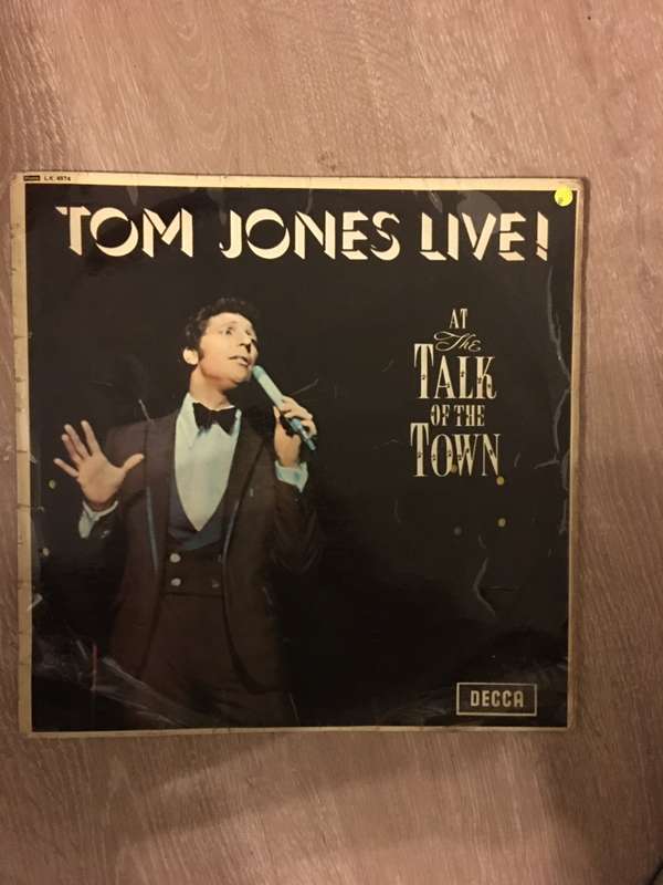 Tom Jones Live - At Talk Of The Town - Vinyl LP Record - Opened  - Good Quality (G)