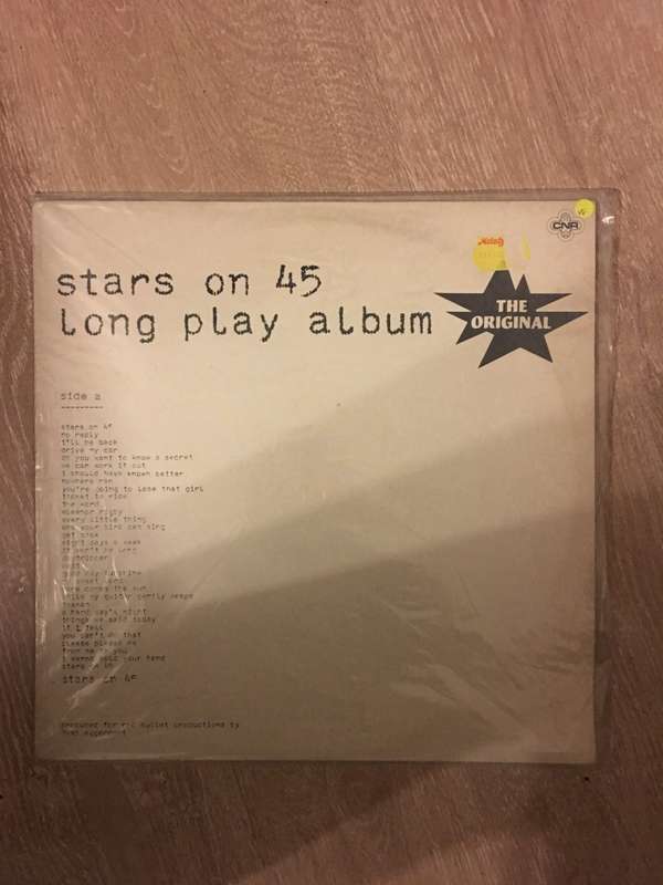 Stars on 45 - The Original Long Play Album - Vinyl LP Record - Opened  - Very-Good Quality (VG)