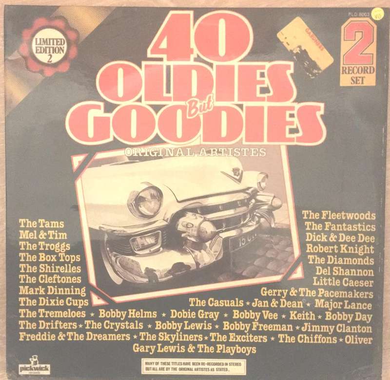 40 Golden Oldies by Original Artists - Vinyl LP Record - Opened  - Very-Good- Quality (VG-)
