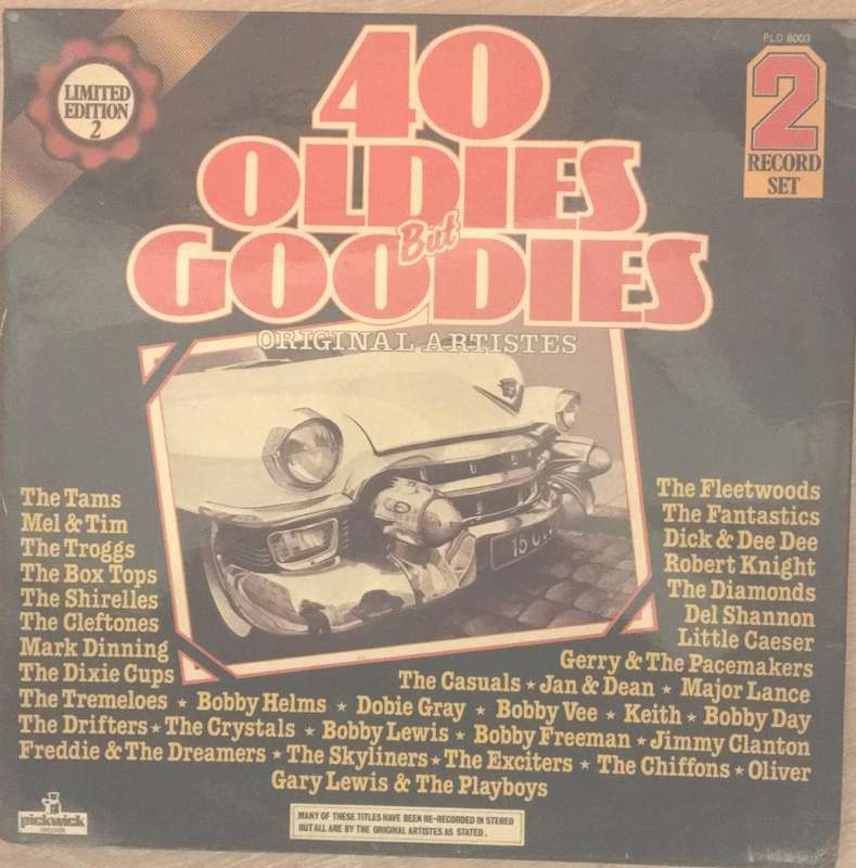40 Golden Oldies by Original Artists - Vinyl LP Record - Opened  - Very-Good- Quality (VG-)
