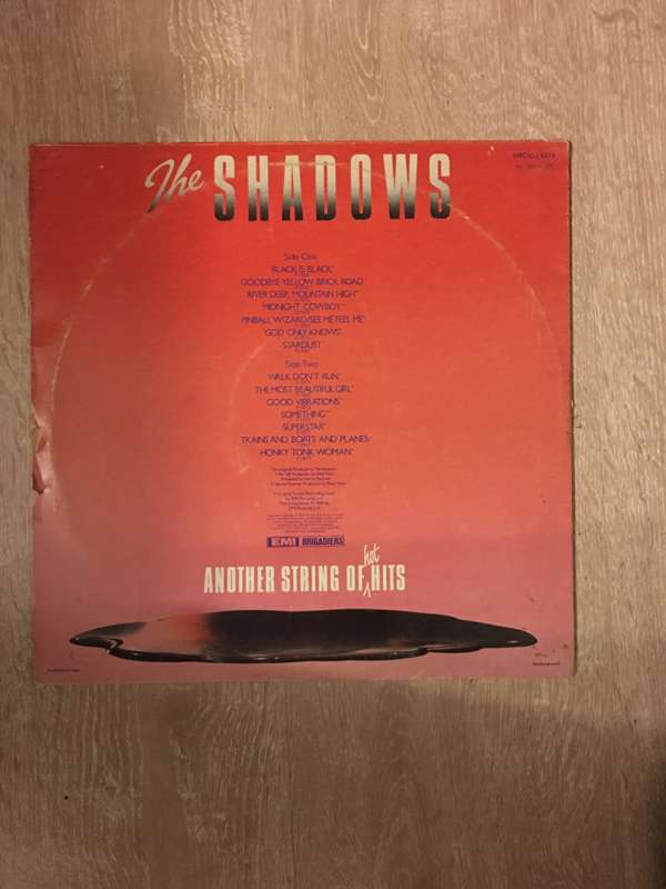 Shadows - Another String of Hot Hits - Vinyl LP Record - Opened  - Very-Good+ Quality (VG+)