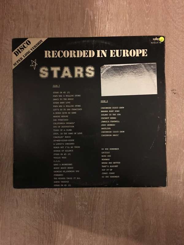 Stars on 45 - Disco - Europe Recording - Vinyl LP Record - Opened  - Very-Good- Quality (VG-)