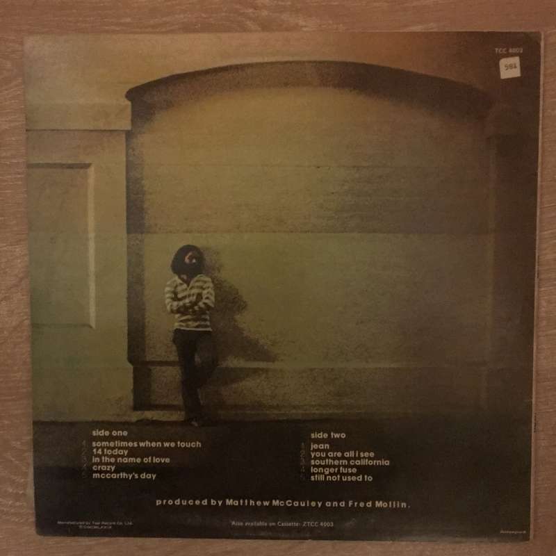 Dan Hill  Longer Fuse  - Vinyl LP Record - Opened  - Very-Good+ Quality (VG+)