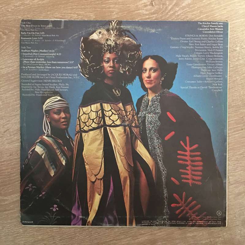 Ritchie Family - African Nights - Vinyl LP Record - Opened  - Very-Good+ Quality (VG+)