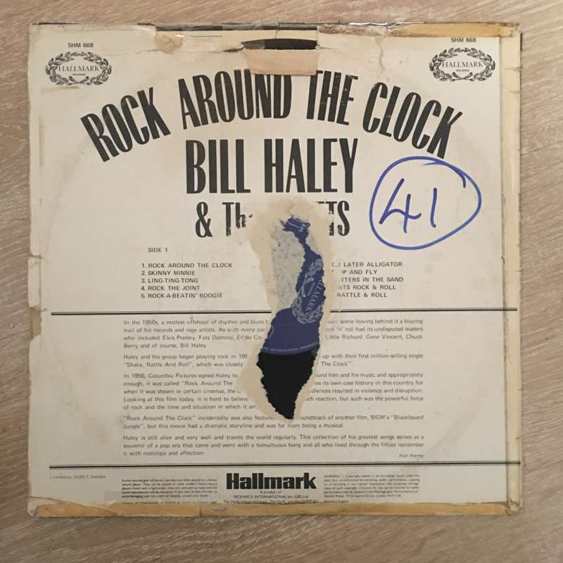 Bill Haley & The Comets - Rock Around The Clock - Vinyl LP Record - Opened  - Good+ Quality (G+)