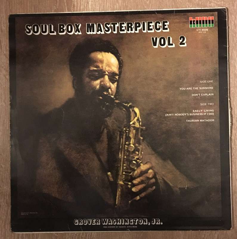 Grover Washington J.R - Soul Box Masterpiece - Vol 2 - Vinyl LP Record - Very-Good+ Quality (VG+)