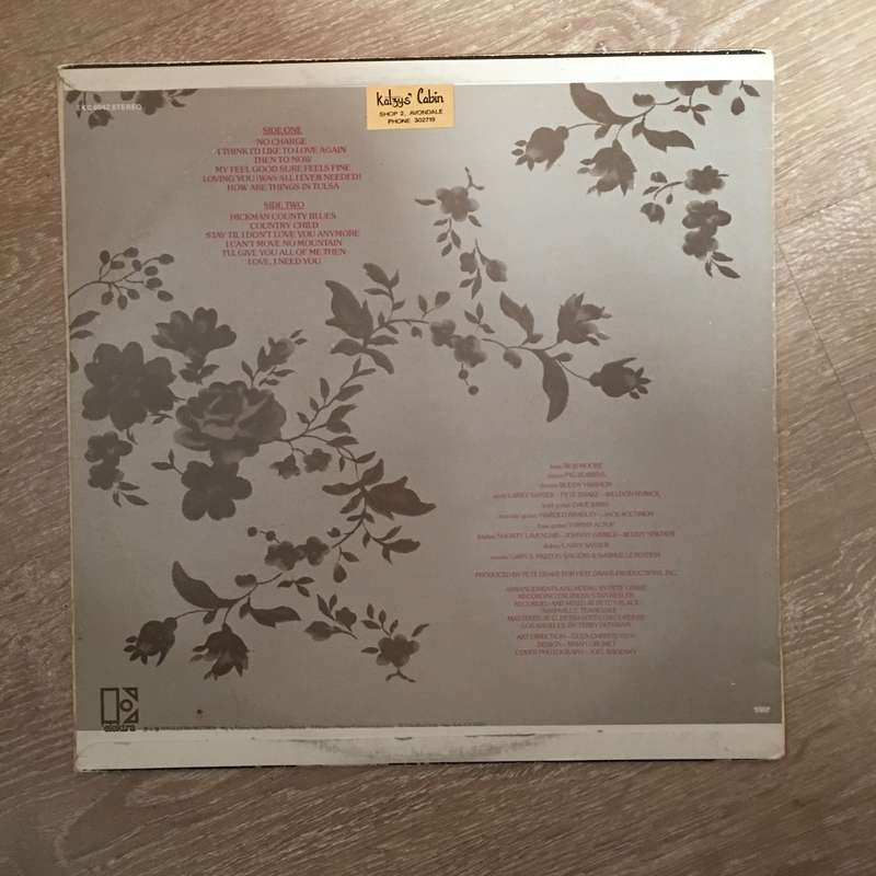 Melba Montgomery  No Charge  - Vinyl LP Record (VG+)