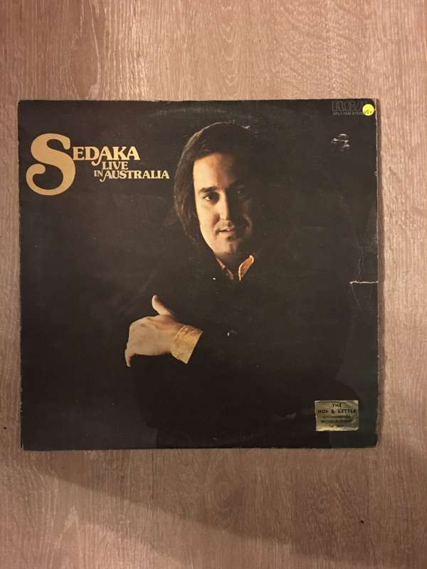 Sedaka - Live In Australia - Vinyl LP Record - Opened  - Very-Good+ Quality (VG+)