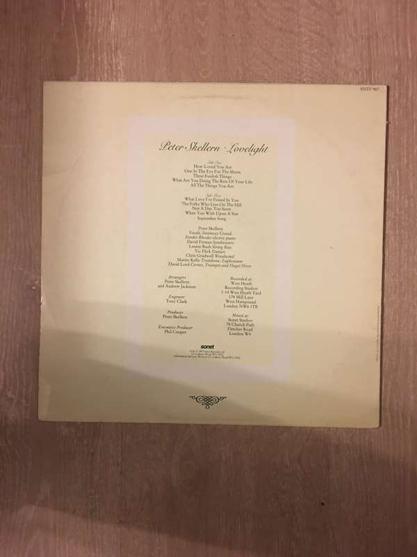 Peter Skellern - Lovelight - Vinyl LP Record - Opened  - Very-Good- Quality (VG-)