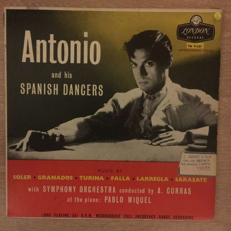 Antonio And His Spanish Dancers  - Vinyl LP Record - Opened  - Very-Good Quality (VG)