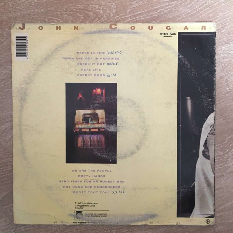 John Cougar Mellencamp  The Lonesome Jubilee - Vinyl LP Record - Opened  - Very-Good Qualit...