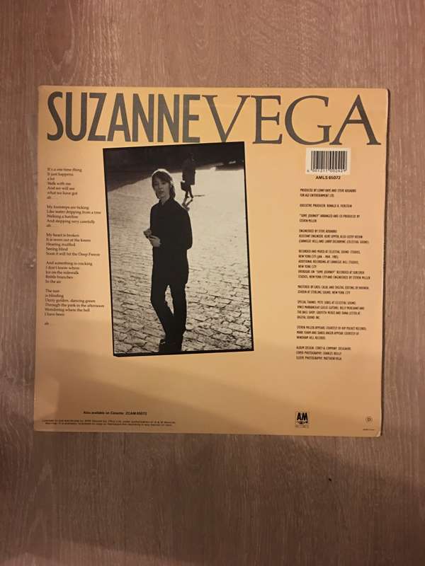 Suzanne Vega - Vinyl LP Record - Opened  - Very-Good- Quality (VG-)