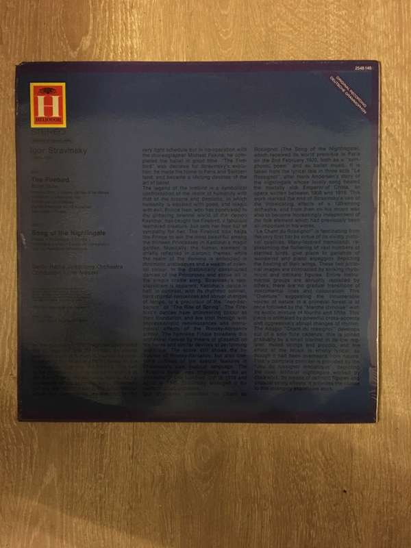 Stravinsky - Lorin Maazel  Firebird, Song Of The Nightingale - Vinyl LP Record - Opened  - ...