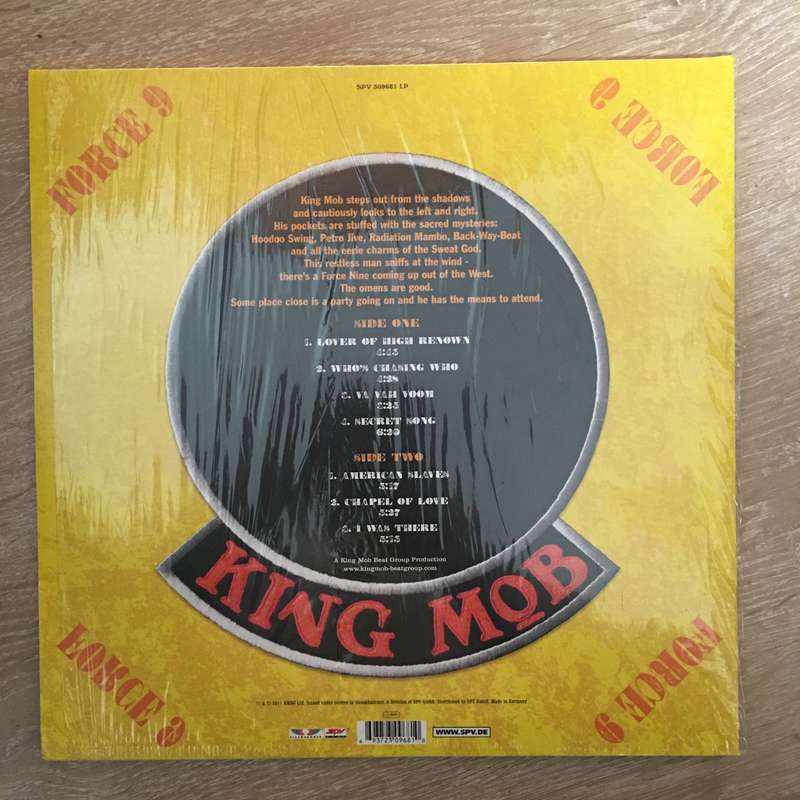 King Mob  Force 9 - Vinyl LP Record with CD (VG+)