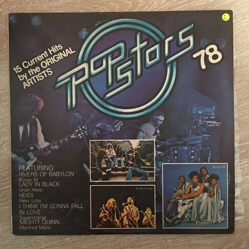 Pop Stars 78 Original Artists - Vinyl LP Record - Very-Good Quality (VG)