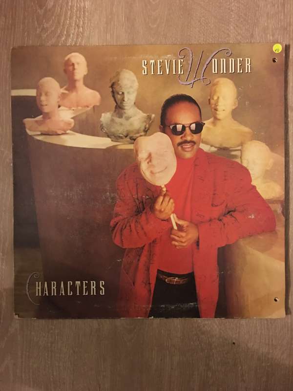 Stevie Wonder - Characters - Vinyl LP Record - Opened  - Very-Good Quality (VG)
