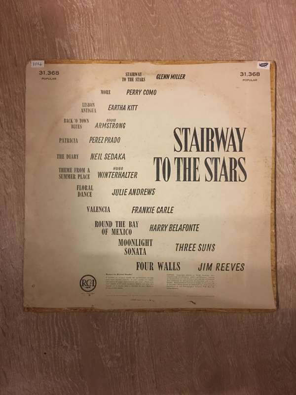 Stairway to the Stars (Sedaka, Belafonte...) - Vinyl LP Record - Opened  - Very-Good Quality (VG)