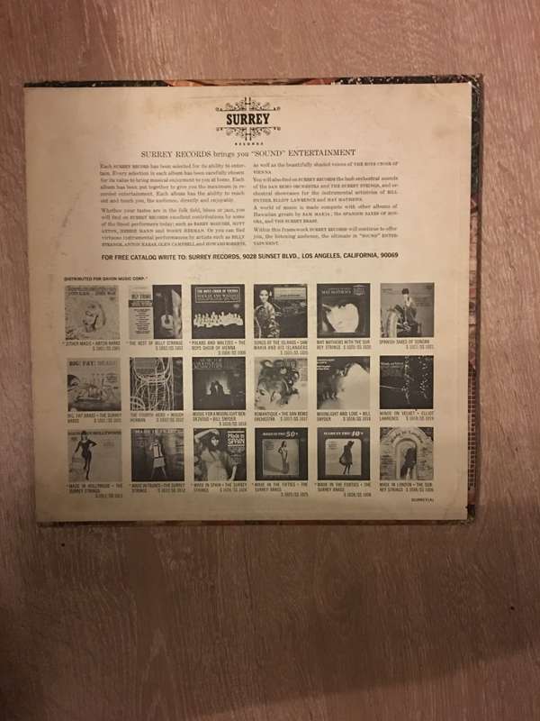 The Surrey Strings - Made In London - Vinyl LP Record - Opened  - Very-Good- Quality (VG-)