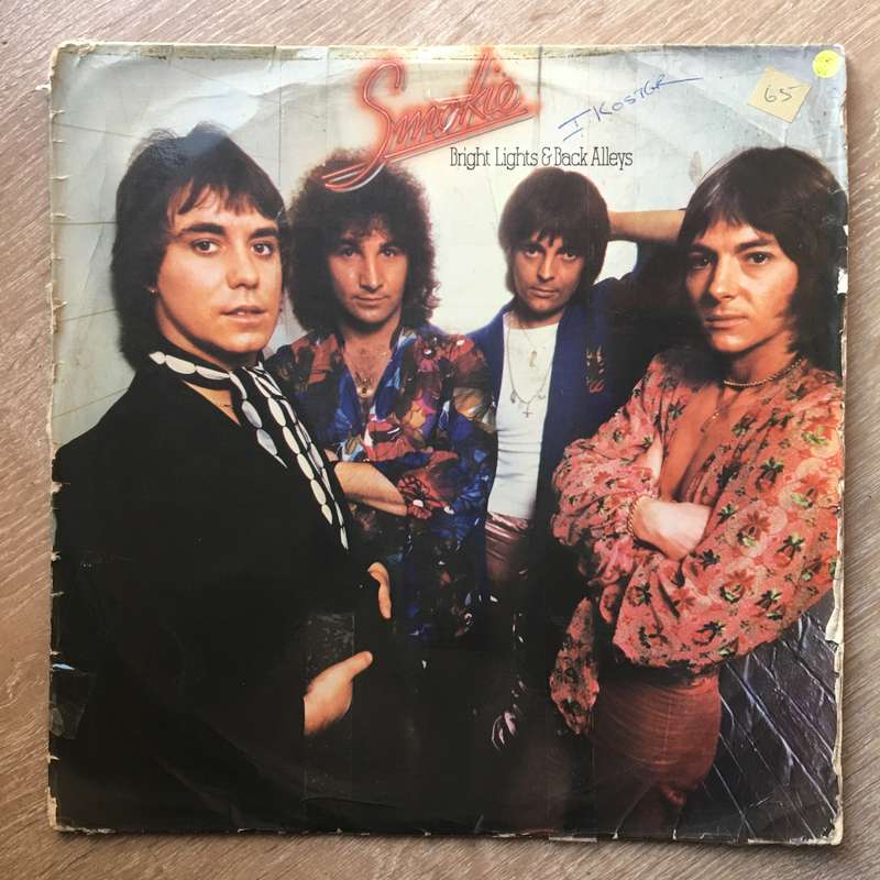 Smokie  Bright Lights And Back Alleys - Vinyl LP Record - Opened  - Very-Good Quality (VG)