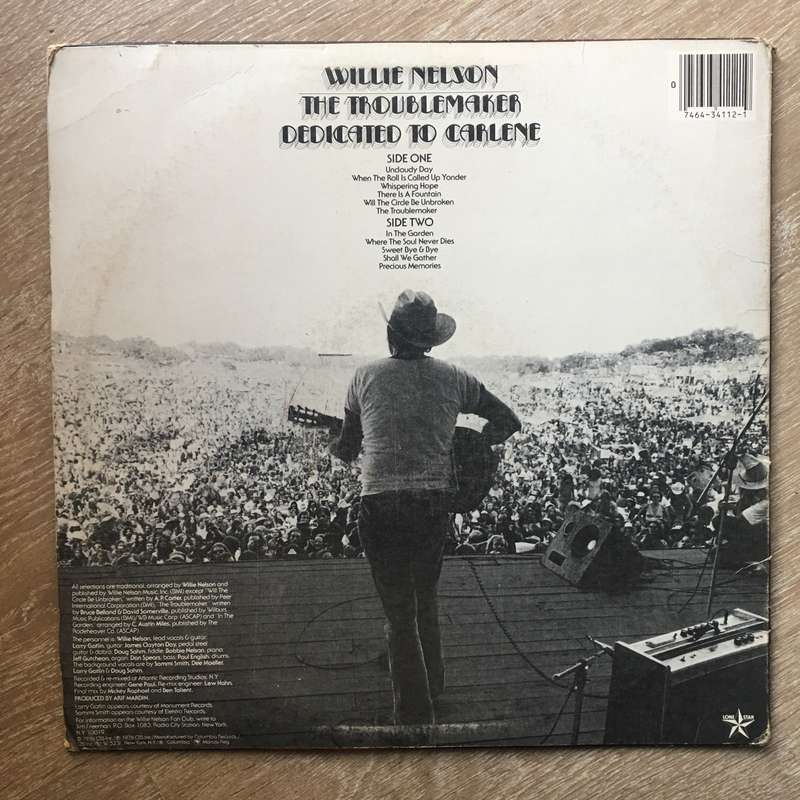 Willie Nelson - The Trouiblemaker - Vinyl LP Record - Opened  - Very-Good Quality (VG)