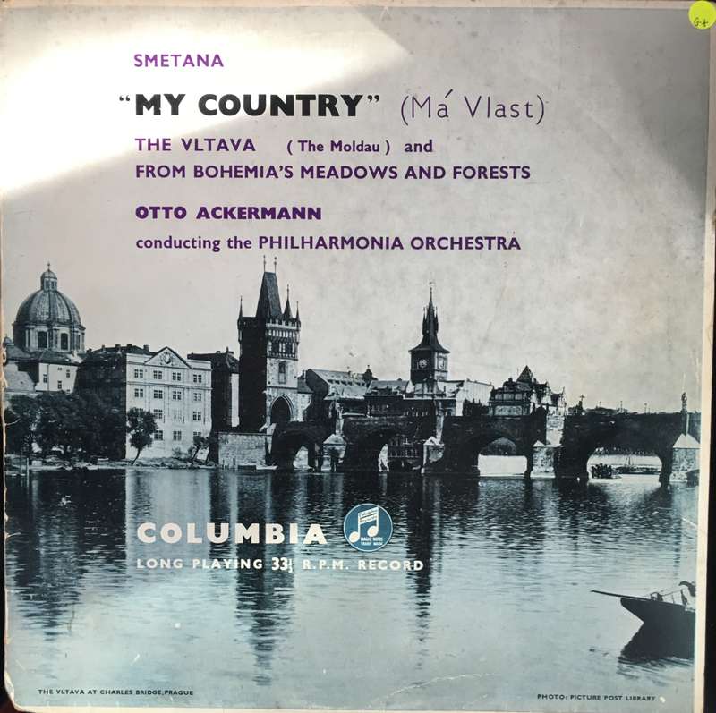 Ackermann Otto Smetana My Country 10"LP -  Philharmonia Orchestra- Vinyl LP Record - Opened  - Go...