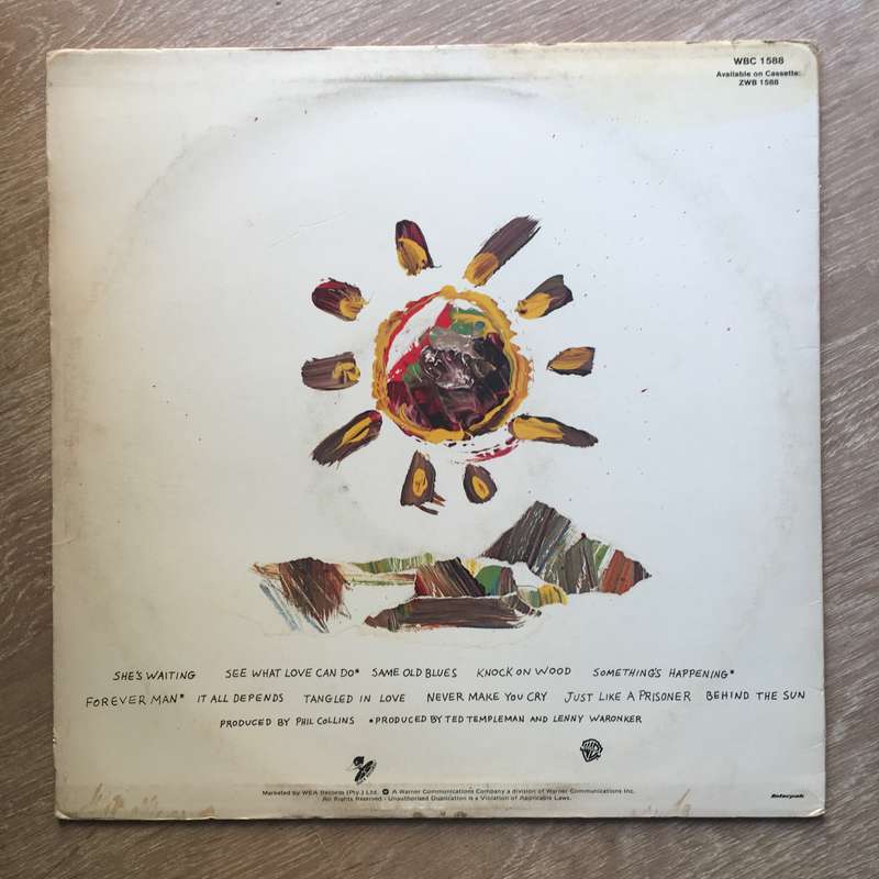Eric Clapton  Behind The Sun - Vinyl LP Record - Opened  - Very-Good Quality (VG)