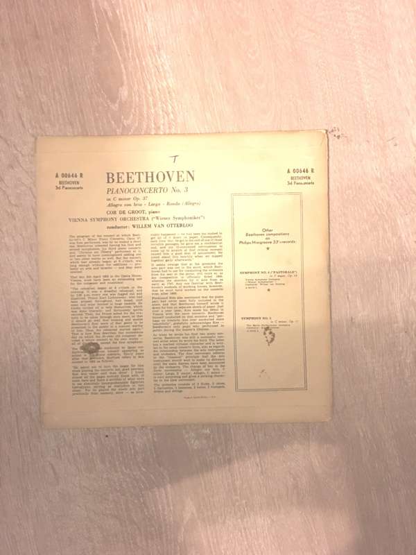 Beethoven - Cor De Groot, The Vienna Symphony Orchestra - Willem Van Otterloo  Piano Concer...