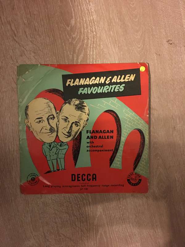 Flanagan and Allen Favourites - Vinyl LP Record - Opened  - Good Quality (G)
