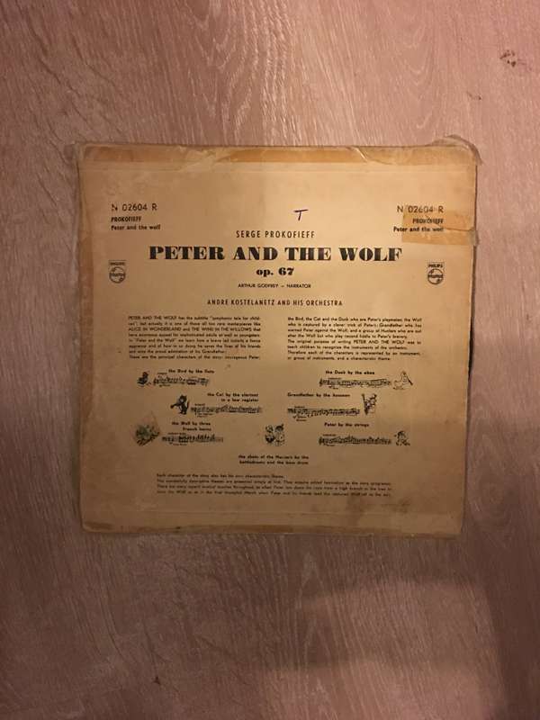 Andre Kostelanetz - Peter And The Wolf  - Vinyl LP Record - Opened  - Good Quality (G)