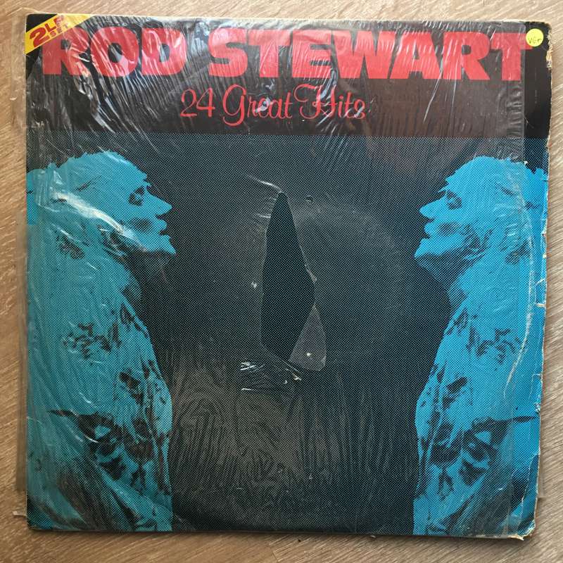 Rod Stewart - 24 Great Hits - Vinyl LP Record - Very-Good+ Quality (VG+)